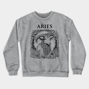 Aries Zodiac Sign Crewneck Sweatshirt